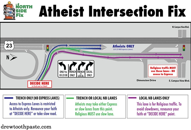 atheist intersection fix